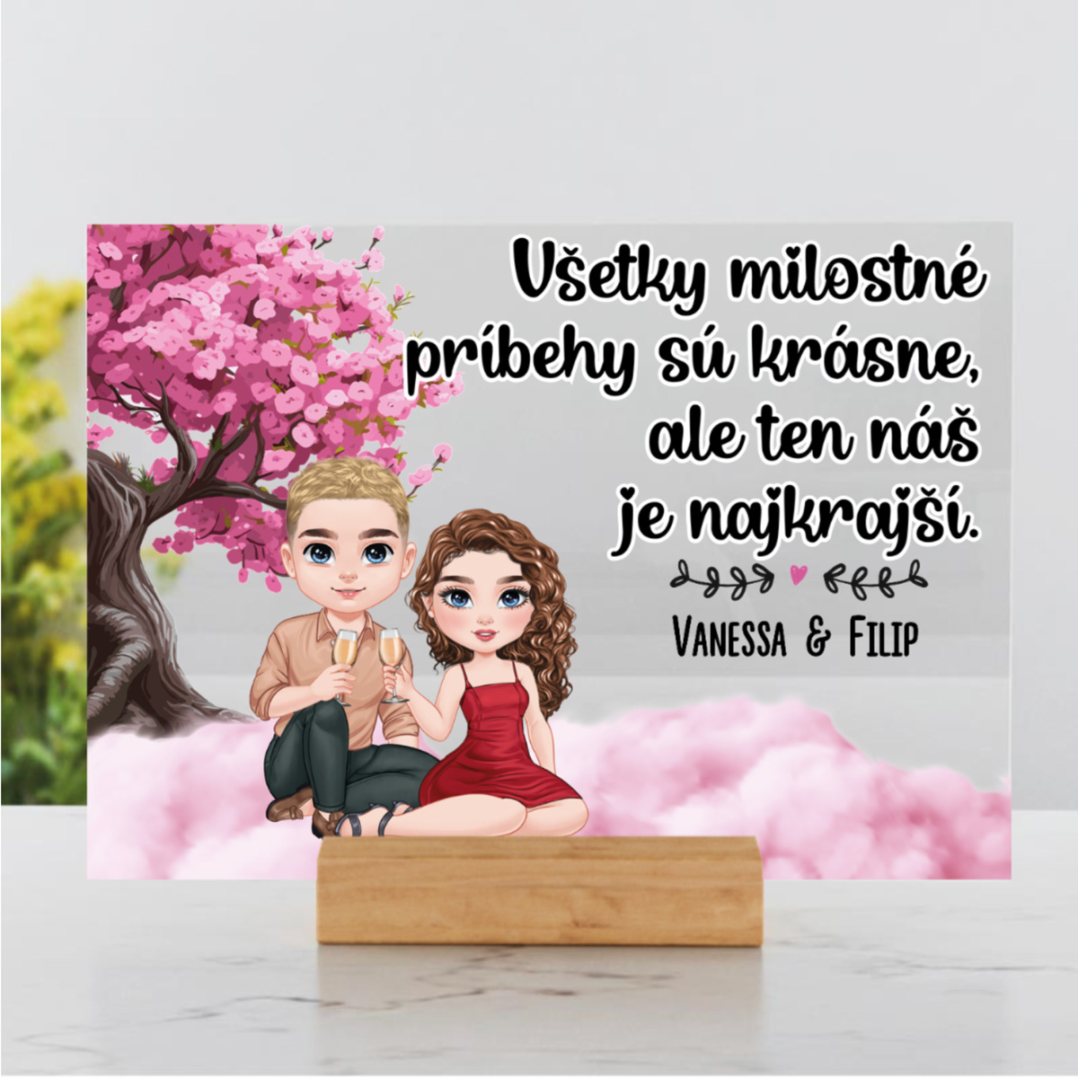 Milostné príbehy - akryl