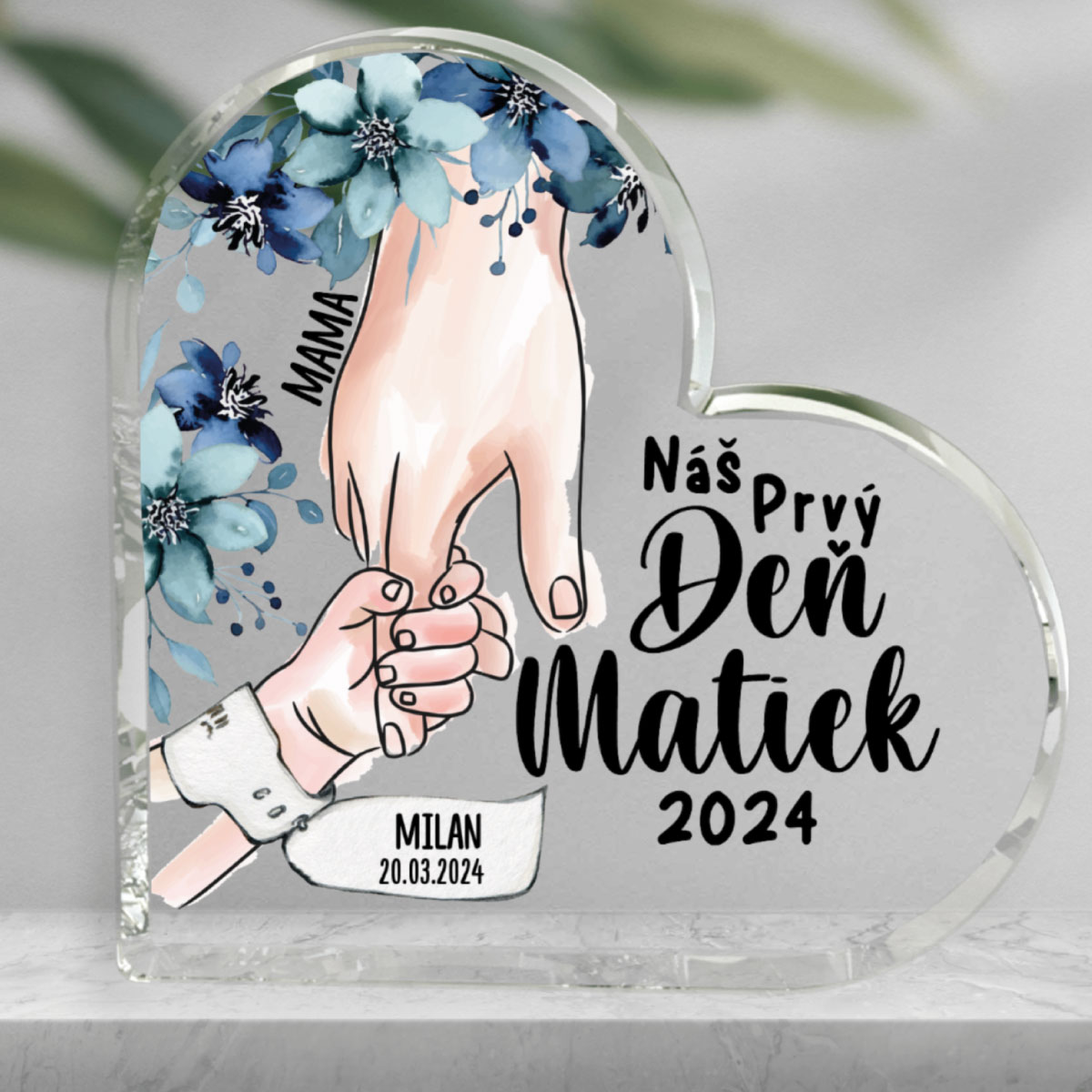 Náš prvý deň matiek - srdce