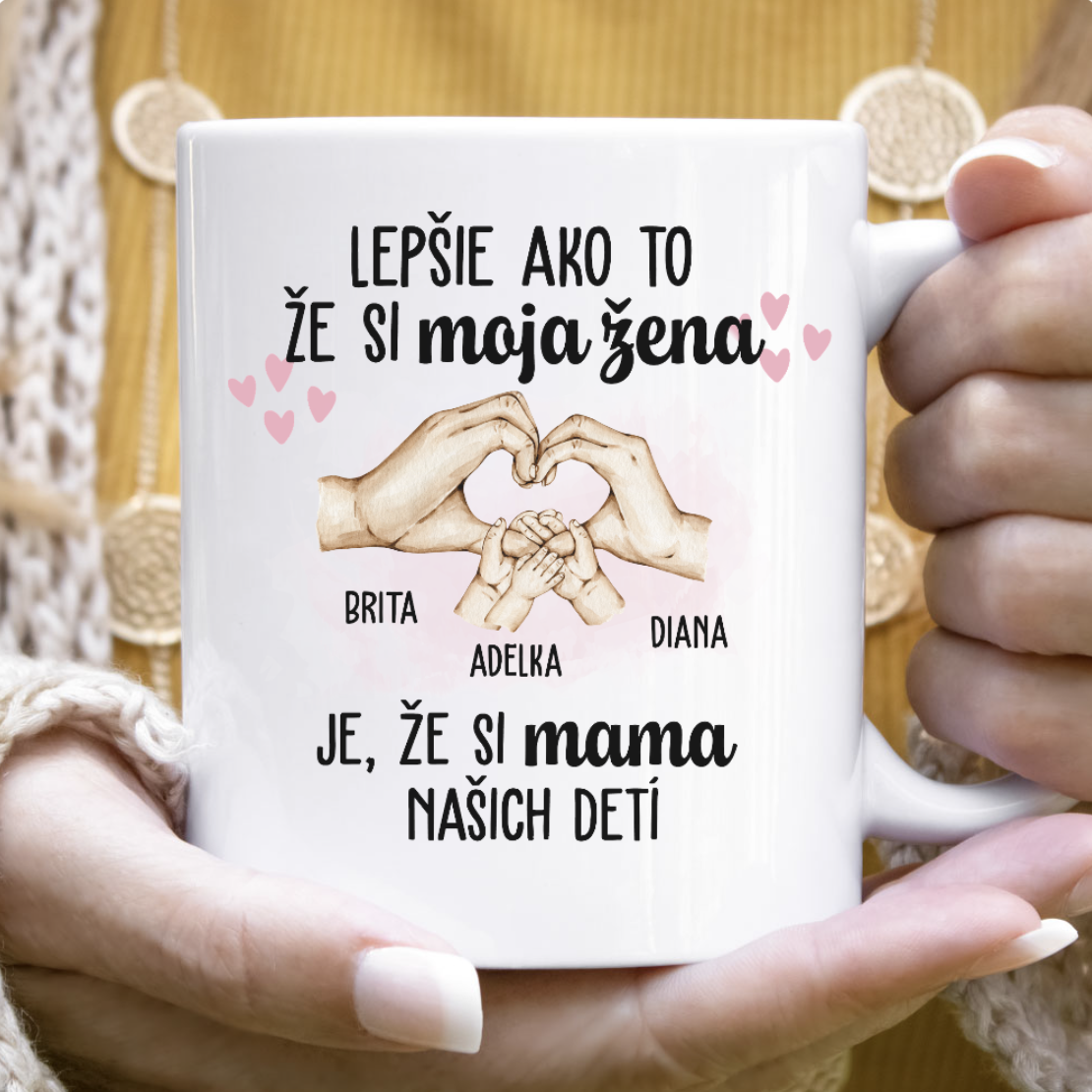 Moja žena a mama - hrnček