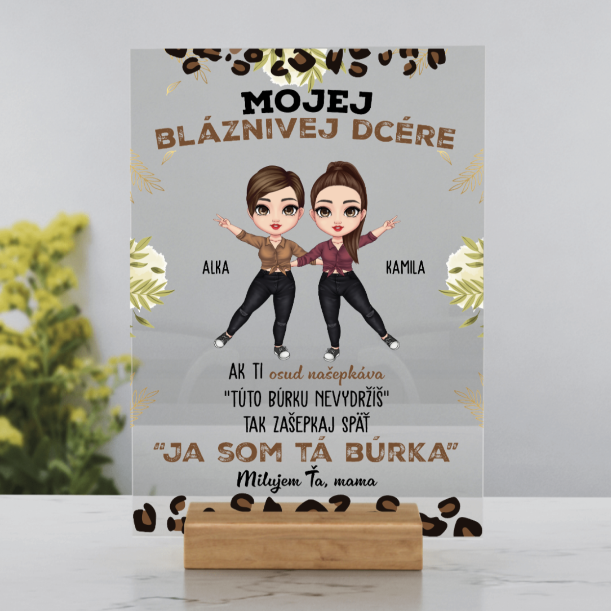 Mojej bláznivej dcére - Tabula