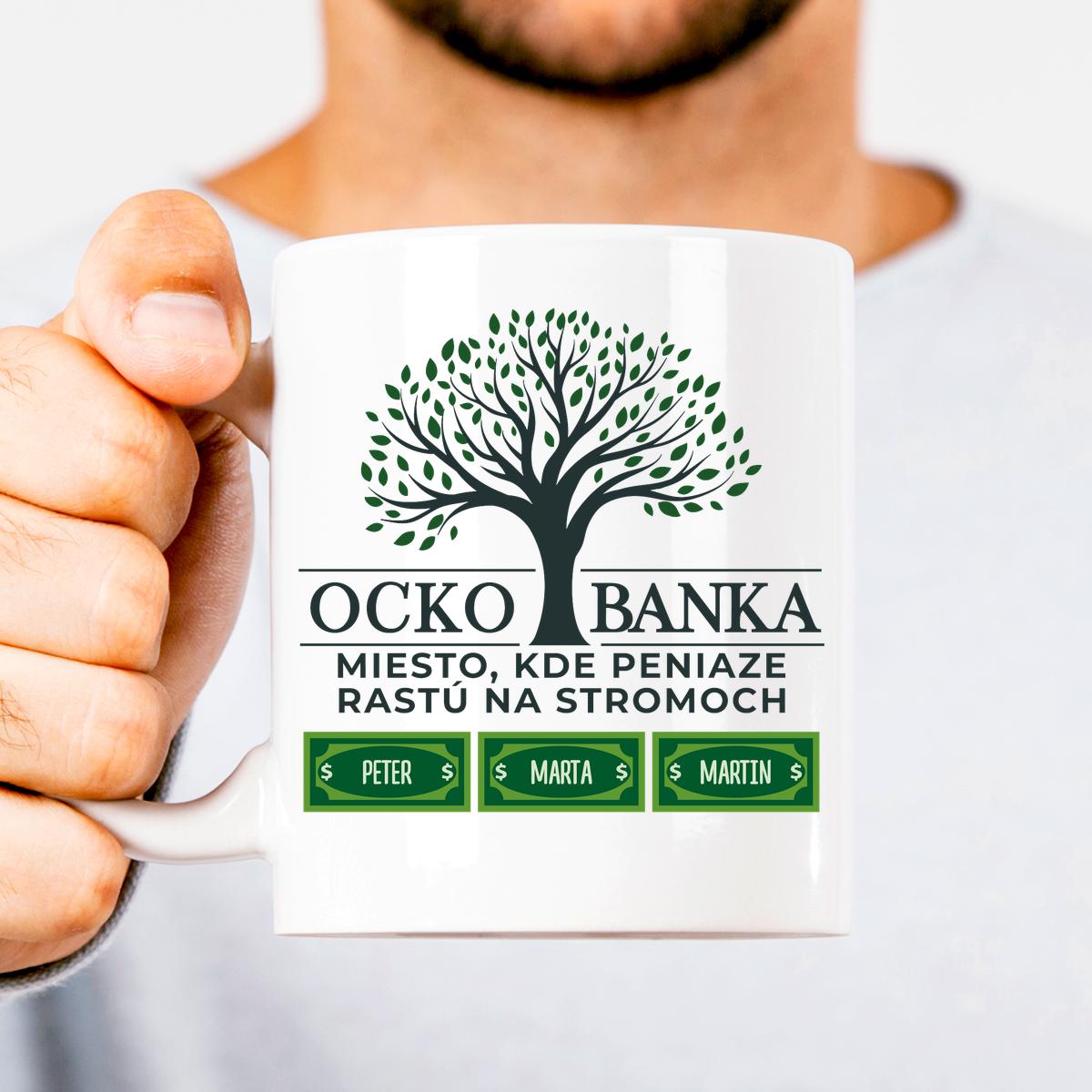 Ocko banka - hrnček