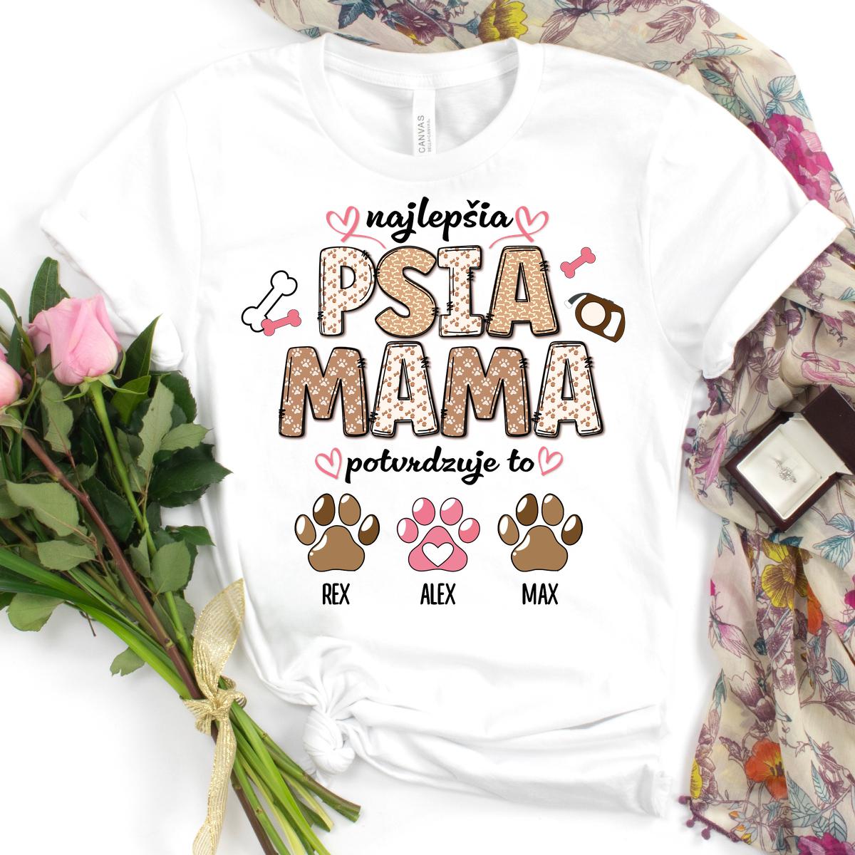 Sladké tričko pre psiu mamičku