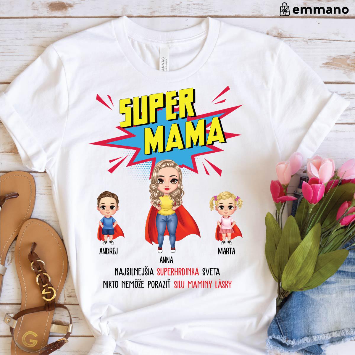 Superhrdinka mama 2024 - tričko